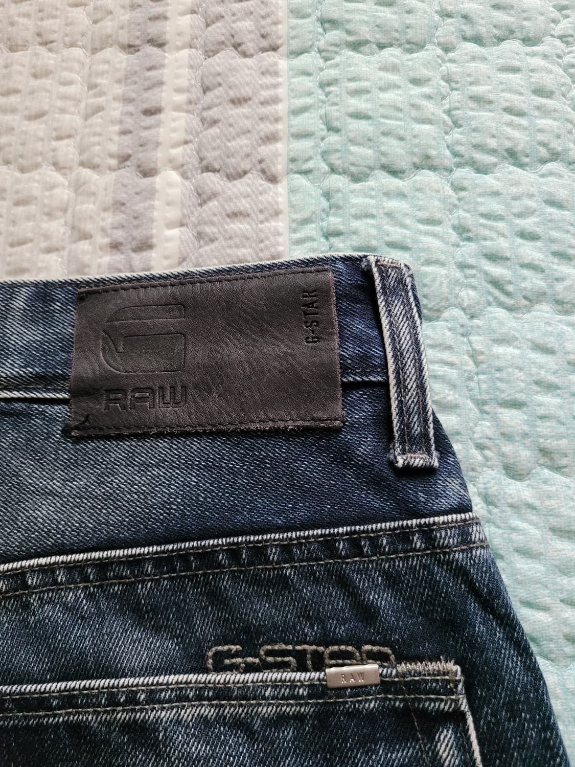 지스타로우 G starraw 3301 테이퍼드 다크블루워싱진. 34사이즈 상품이미지7