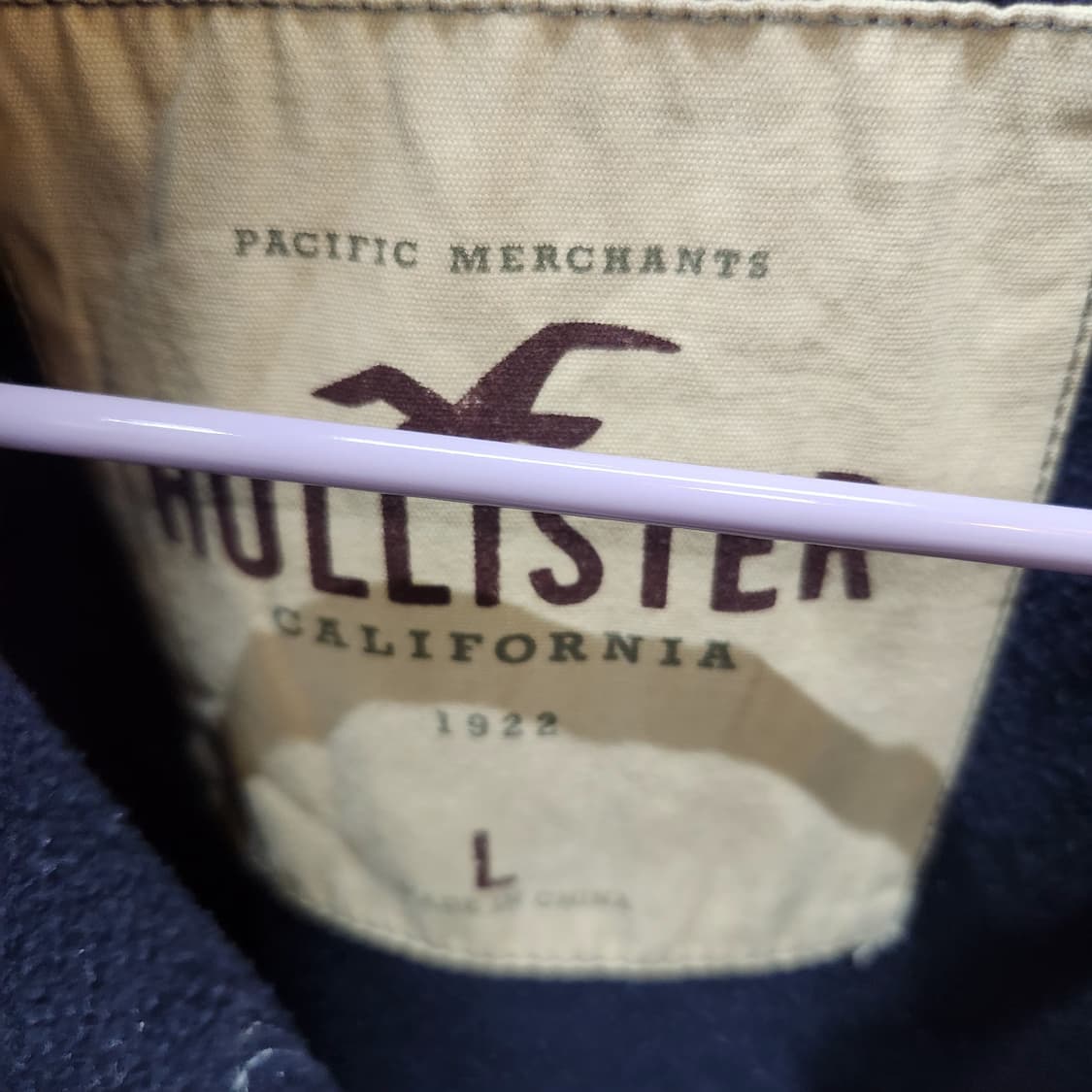 홀리스터 스펠로고 Y2k 후드집업 L(L) 상품이미지5