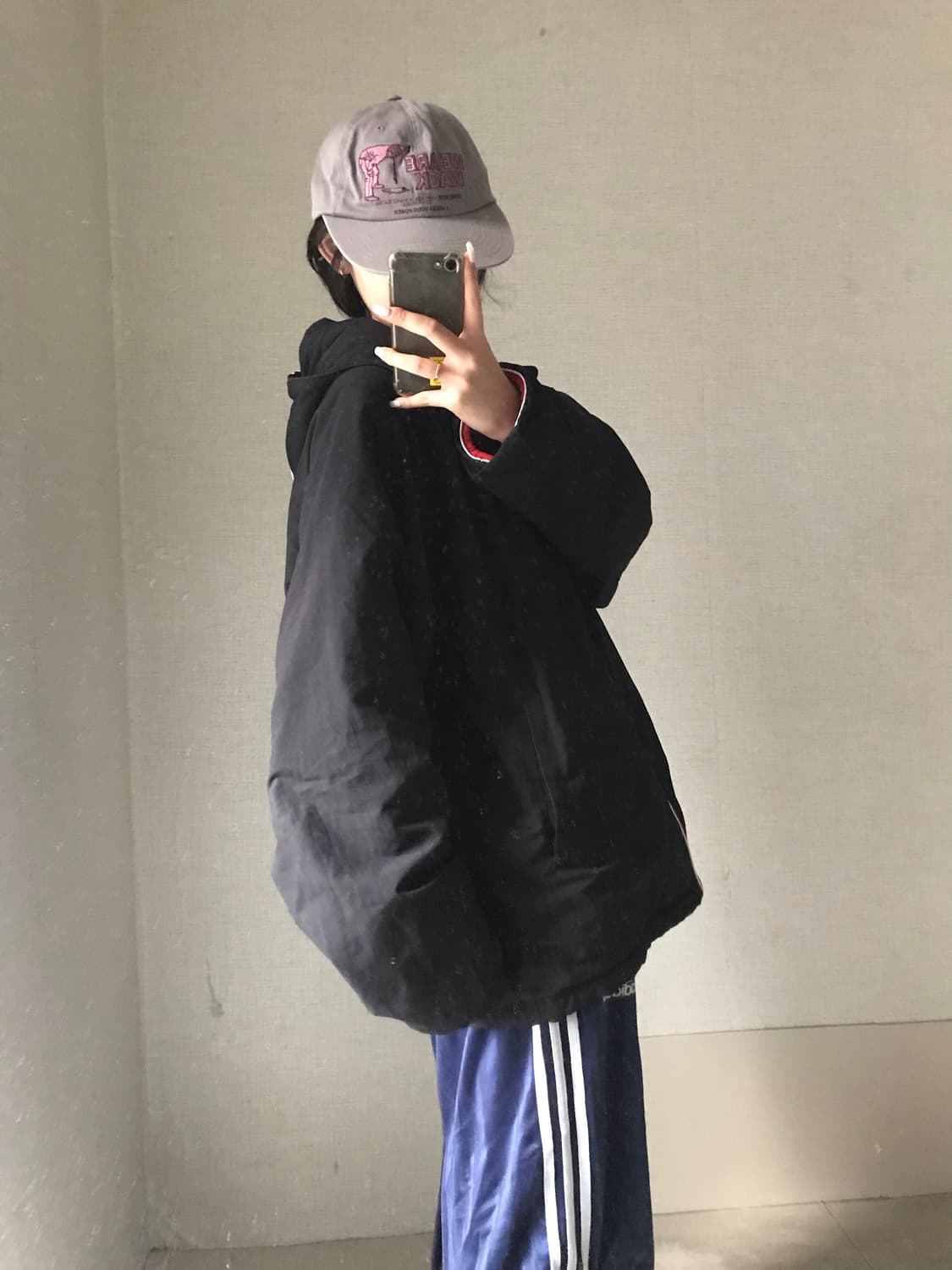 나이키 00s 블랙 패딩 상품이미지2