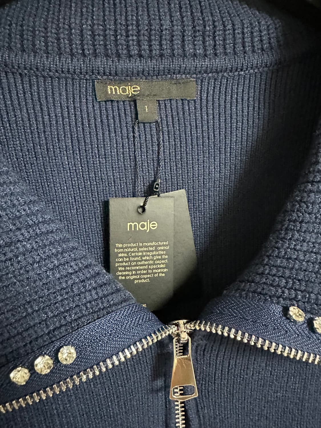 마쥬 쥬얼리넥 가디건 새상품 상품이미지6