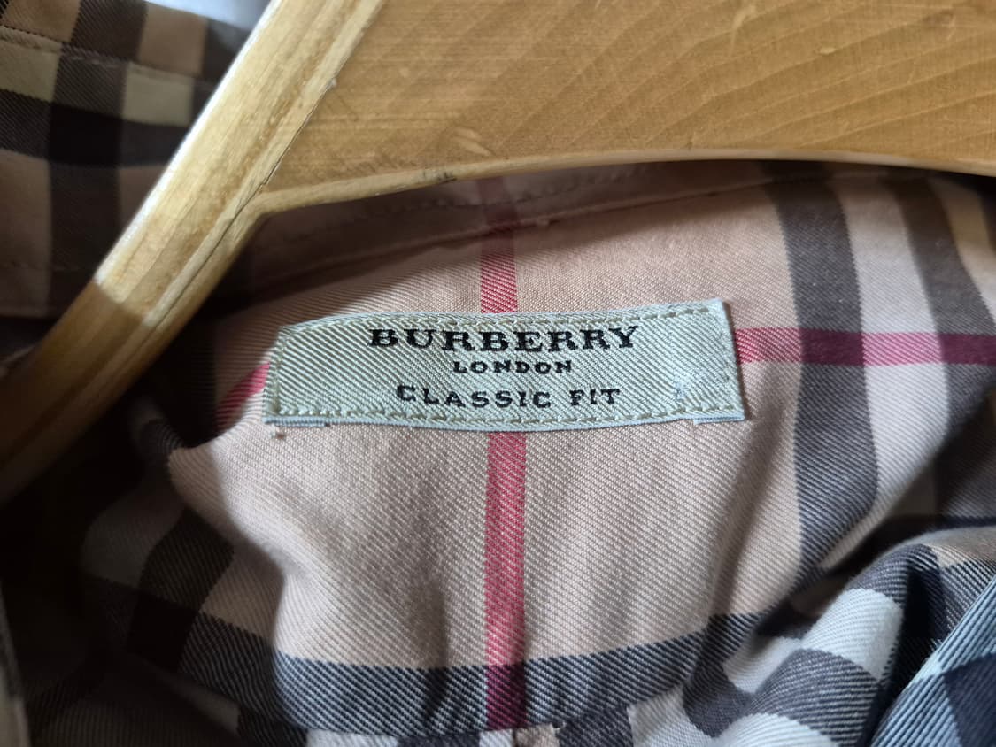 버버리 클래식 노바체크 셔츠 (L) 상품이미지8