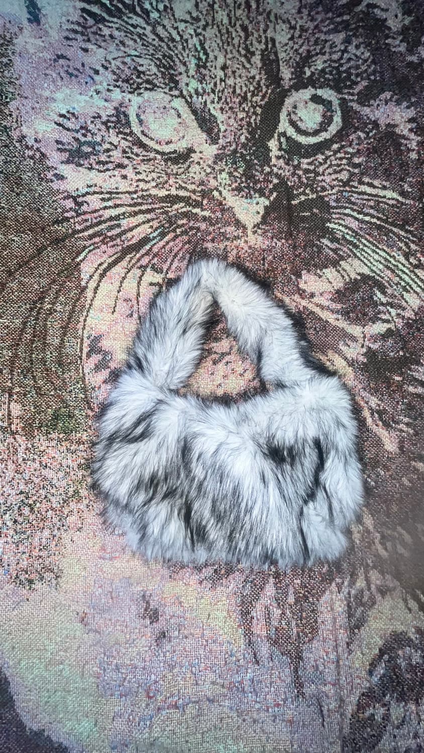 빈티지 퍼 미니 백 상품이미지1