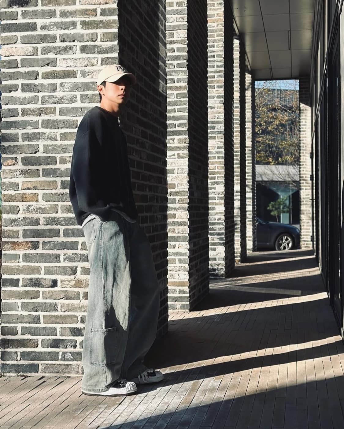 비긴202 원턱 와이드 카펜더 데님 팬츠 3 상품이미지4