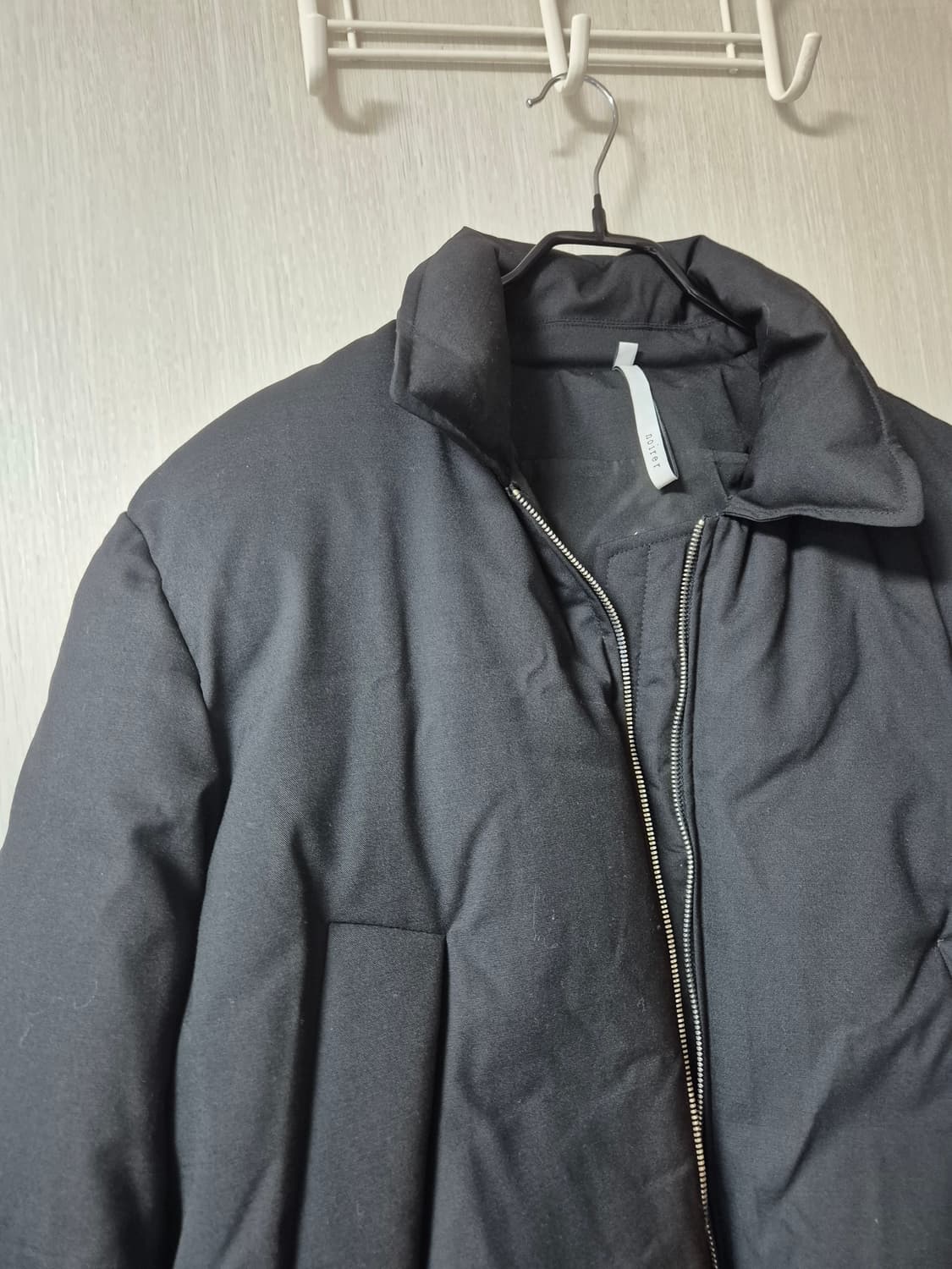 노이어 패디드 울 크롭 블루종 50 블랙 상품이미지6