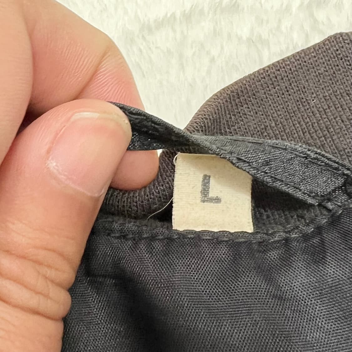 빈티지 실크 봄버 자켓 (블랙) 상품이미지6