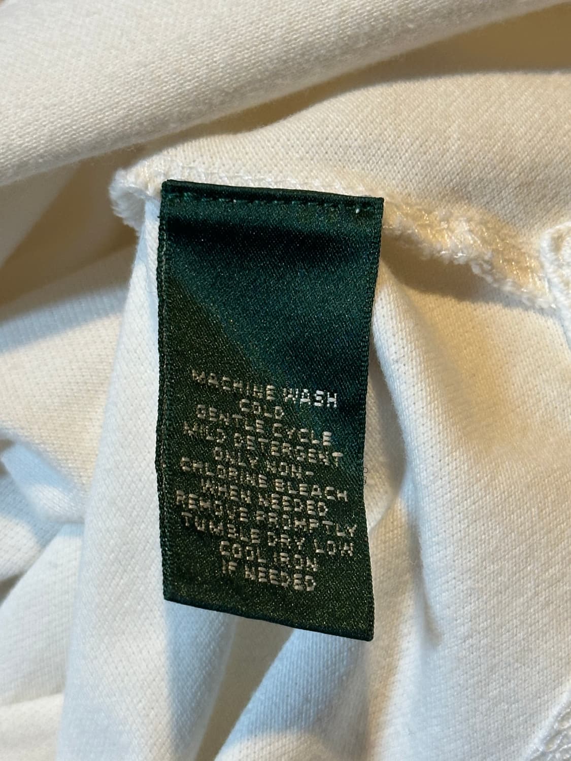 희귀) 로렌 랄프로렌 진스 크레스트 로고 PK 긴팔 카라티 상품이미지6