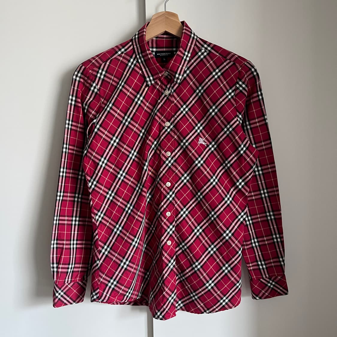 BURBERRY RED Check shirt 상품이미지2