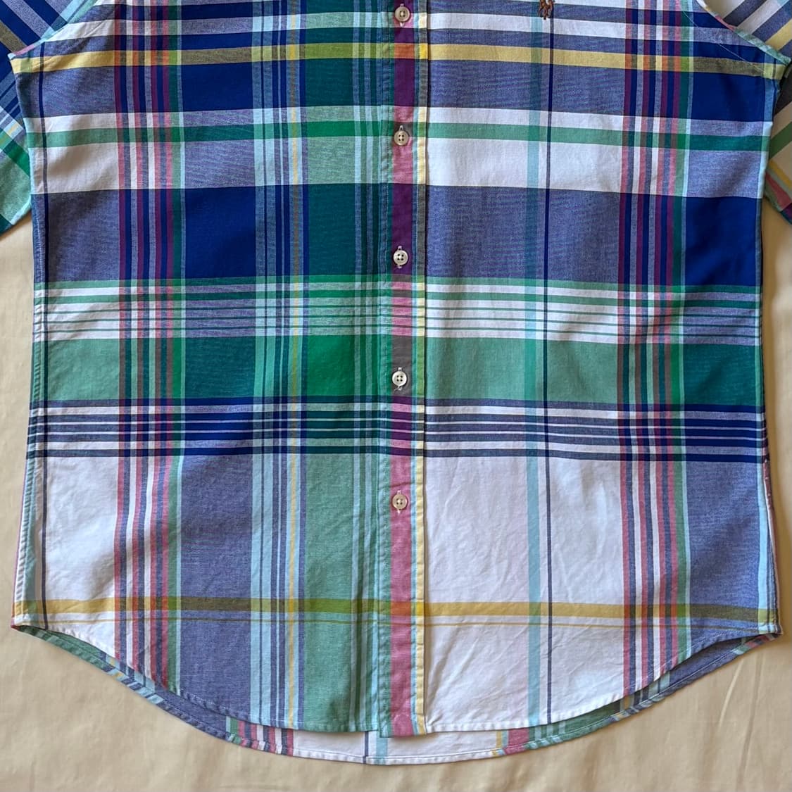 [M/100] 신형 폴로 랄프로렌 Oxford 체크 클래식 핏 셔츠 상품이미지5