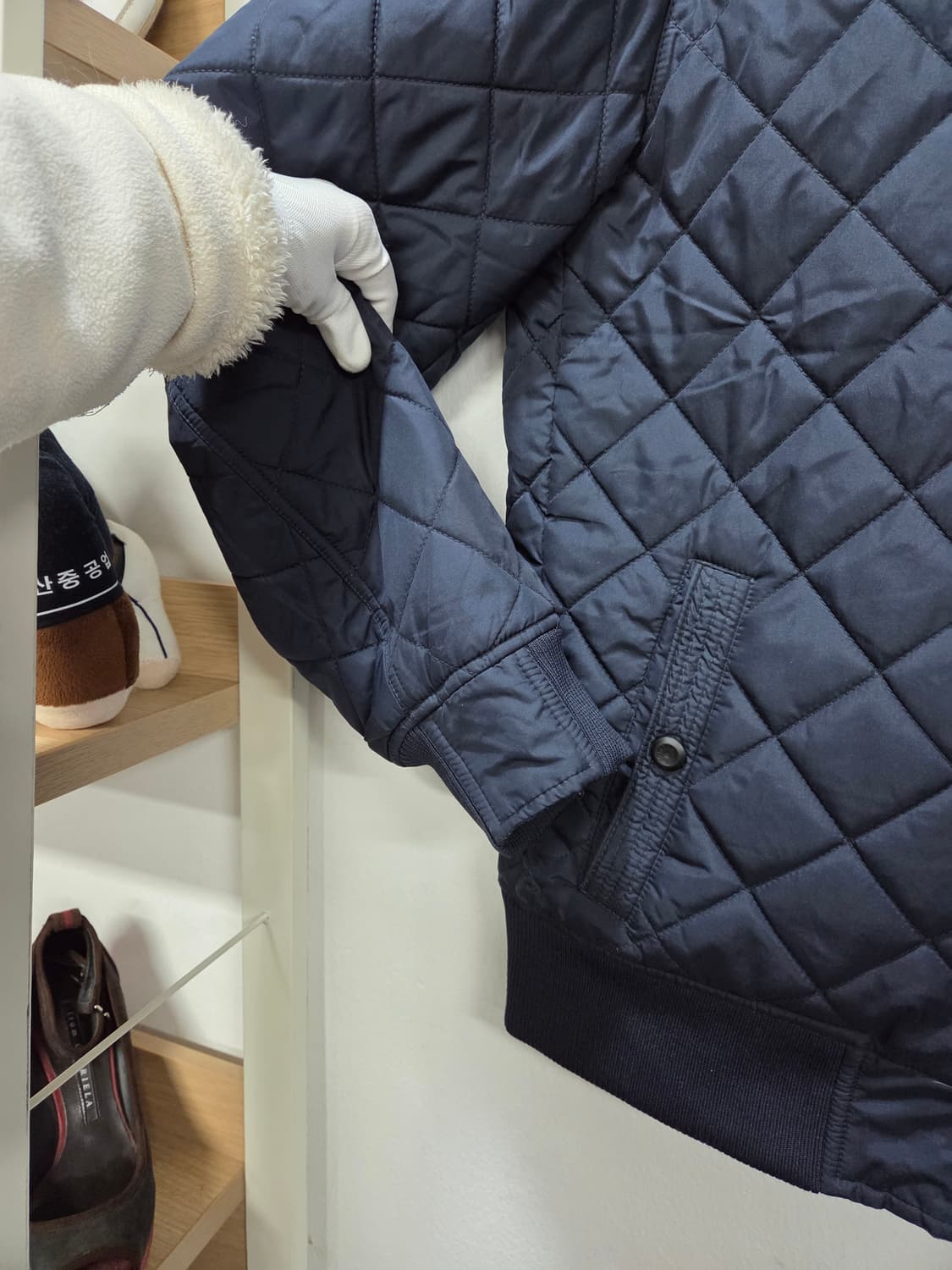 타미힐피거 네이비 퀼팅 쟈켓 점퍼 봄버 L 라지 상품이미지4