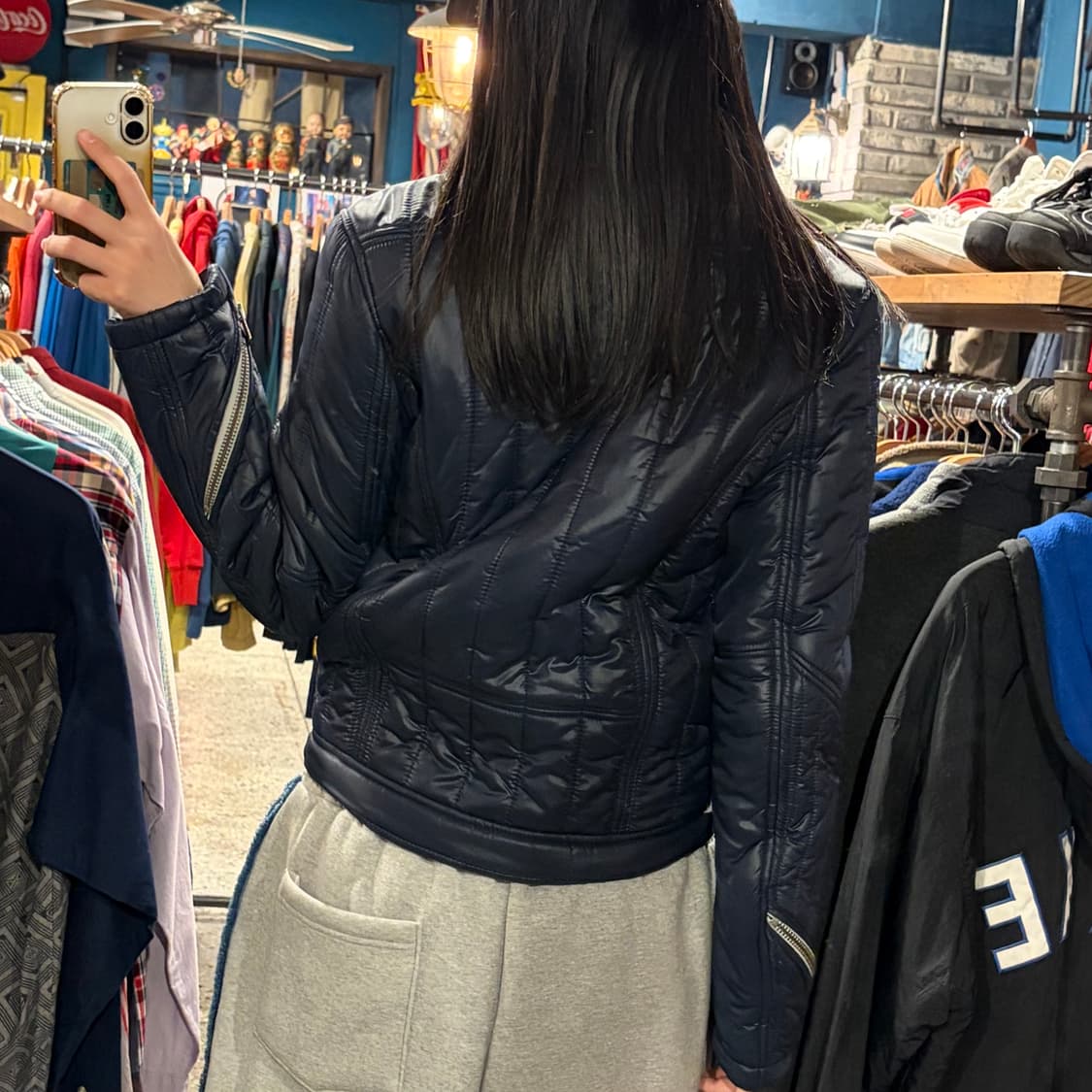 DIESEL 디젤 퀄팅 라이더 패딩 자켓 상품이미지5