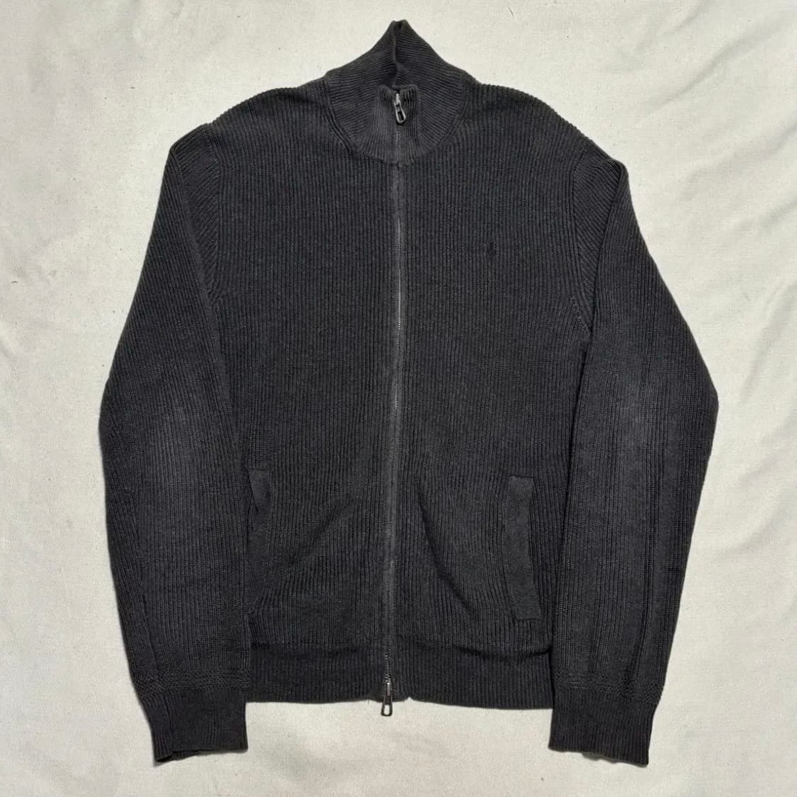 폴로랄프로렌 블랙 포니 챠콜 니트 집업 상품이미지2