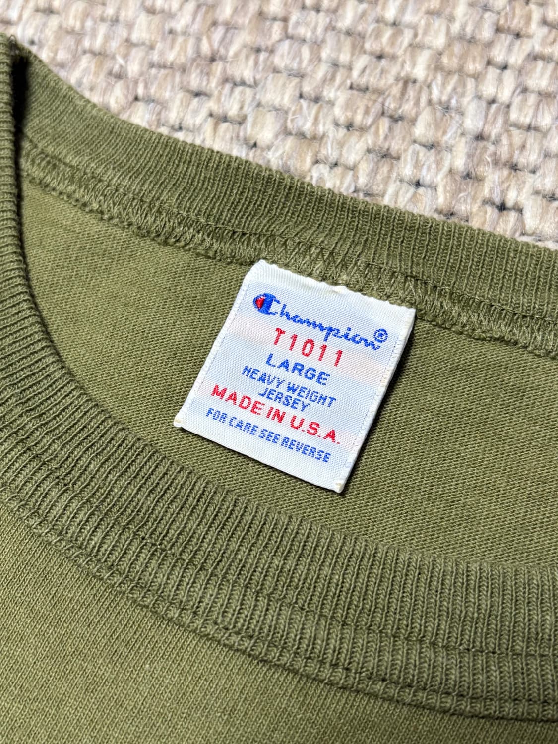 챔피온 T1011 USA 반팔 티셔츠 L 상품이미지2