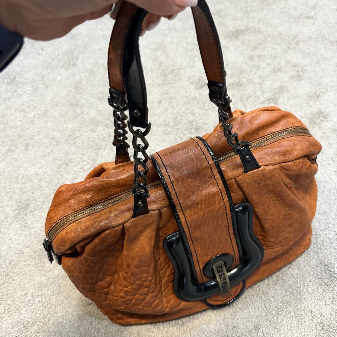 펜디 2006년 빈티지 가죽 숄더 B Bag 상품이미지3