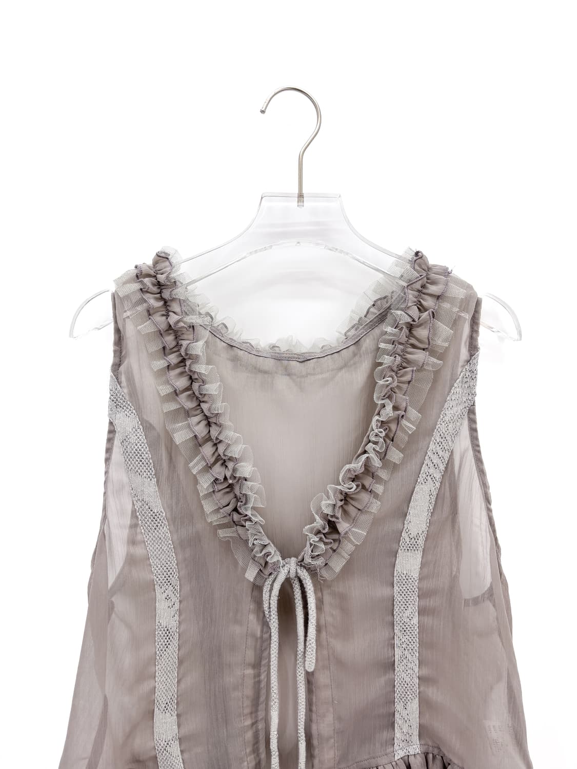 빈티지 레이스 레이어링 베스트 상품이미지2