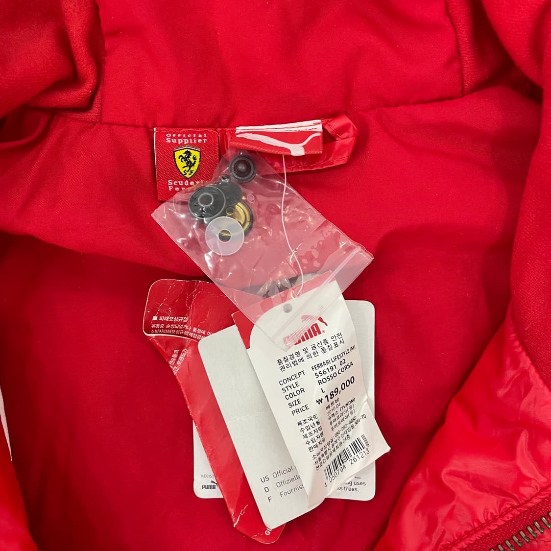 푸마 페라리 패딩  상품이미지2