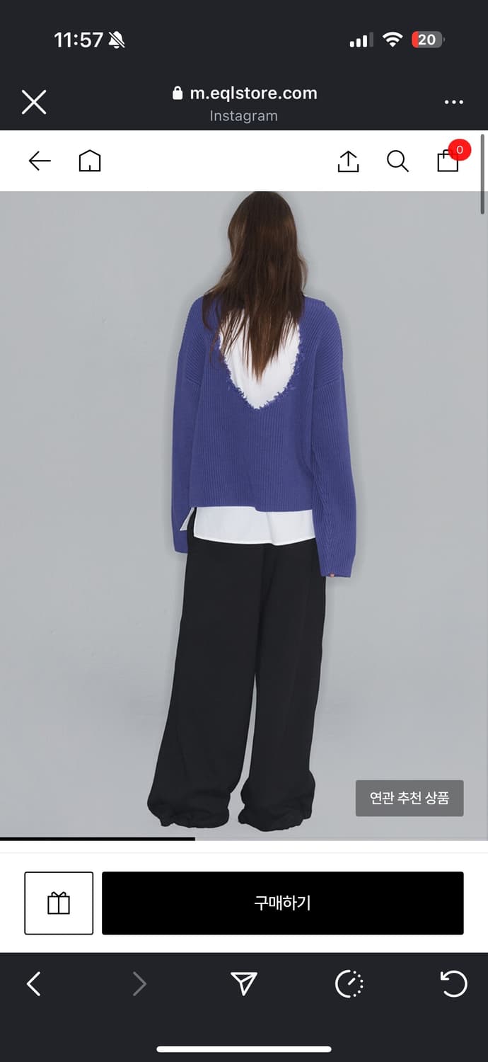 오픈와이와이 니트 상품이미지2