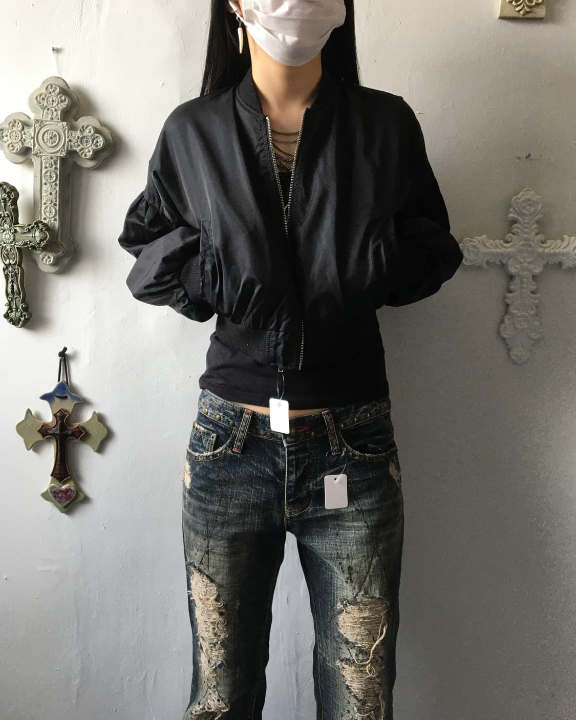 Crop ma 1 jacket 상품이미지1