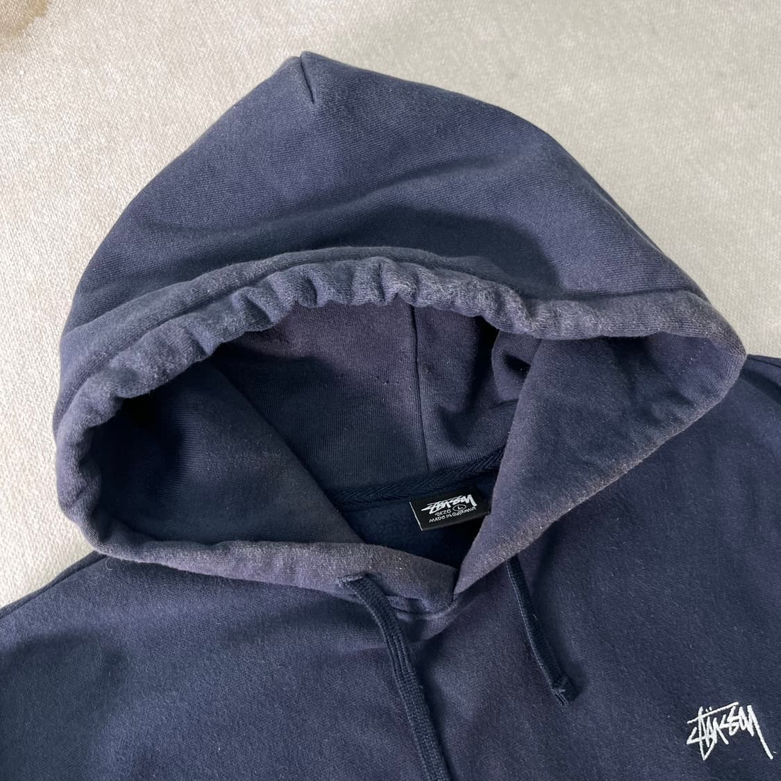 100 스투시 자수 로고 후드티 상품이미지5