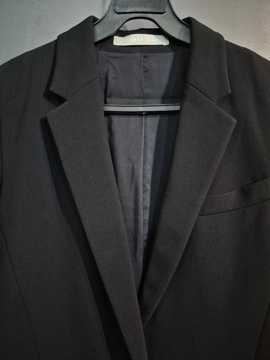 일제 Theory 럭스 간절기 블랙 자켓 36 S 상품이미지3