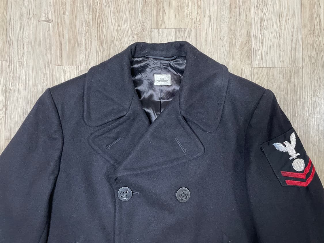 100) 80's 미군 미해군 블랙 울 피코트(RRL&LVC&폴로) 상품이미지7