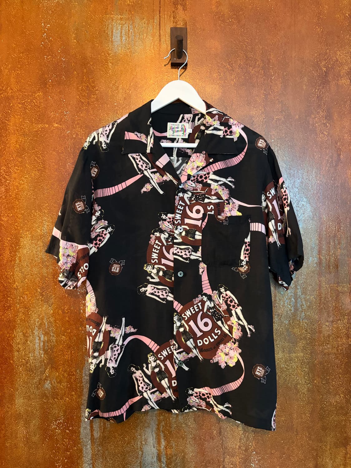 90s Hysteric Glamaour 히스테릭글래머 오픈칼라셔츠 상품이미지1