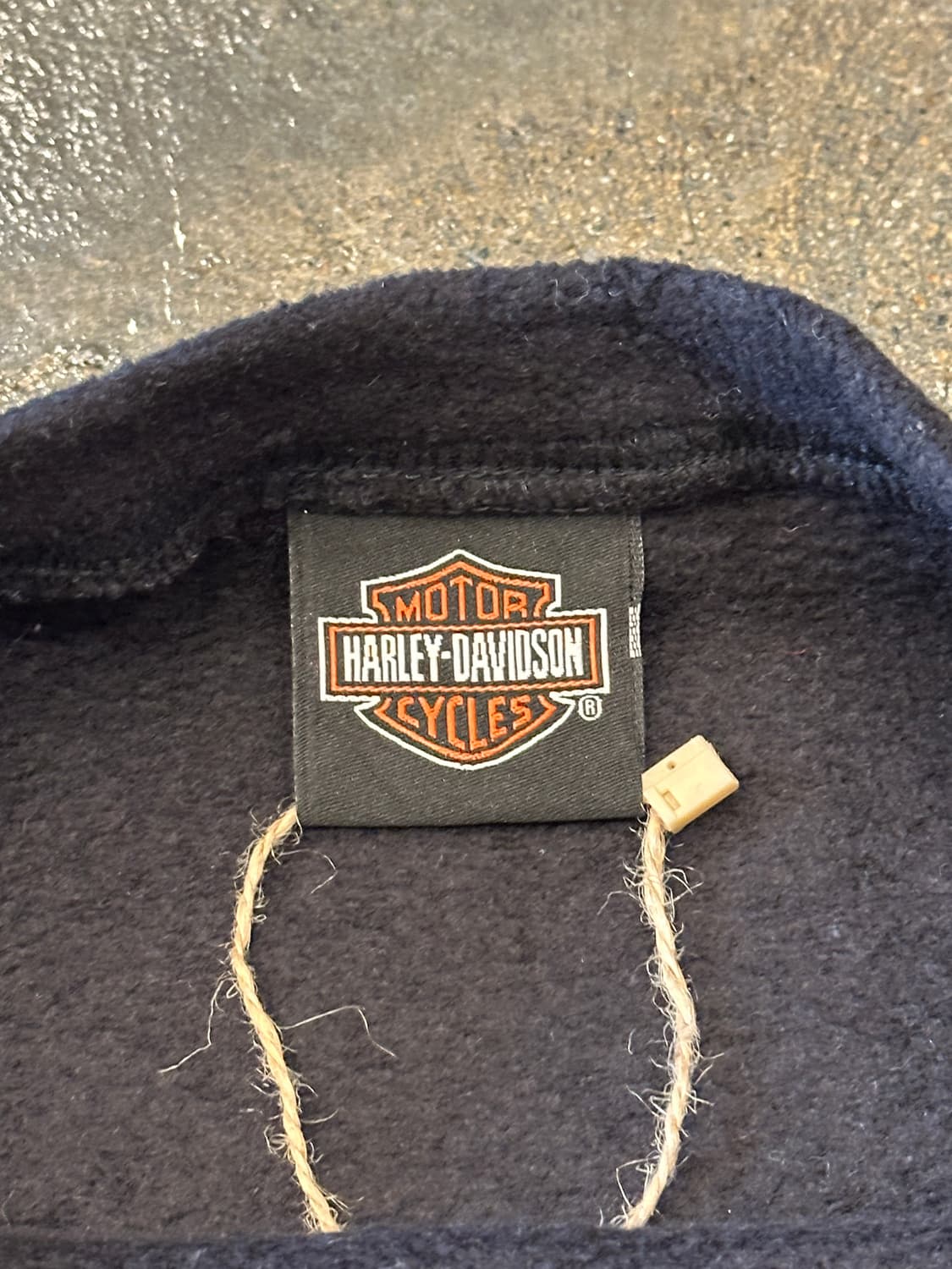 할리데이비슨 블랙 플리스 롱슬리브 XL 상품이미지3