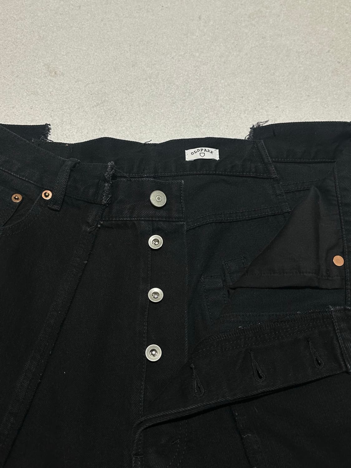 올드파크 블랙진 XL 상품이미지3