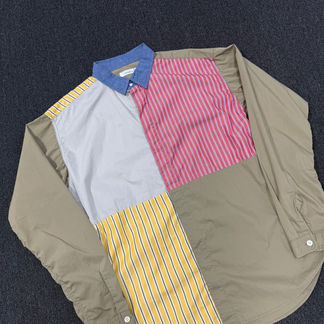 나나미카 크레이지 윈드 멀티체크 셔츠 상품이미지2