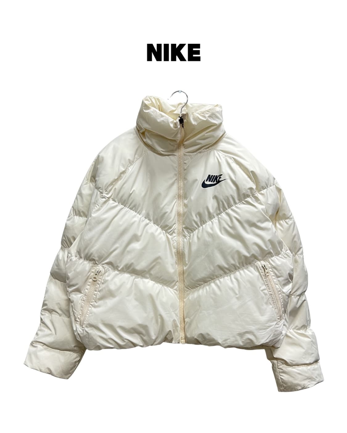 나이키 우먼스 신세틱 필 푸퍼자켓 아이보리 상품이미지1