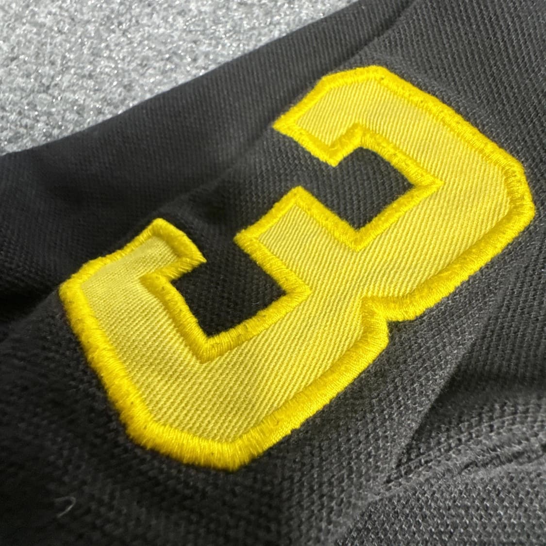 폴로 랄프로렌 빅포니 반팔 카라티 블랙 옐로우 상품이미지4