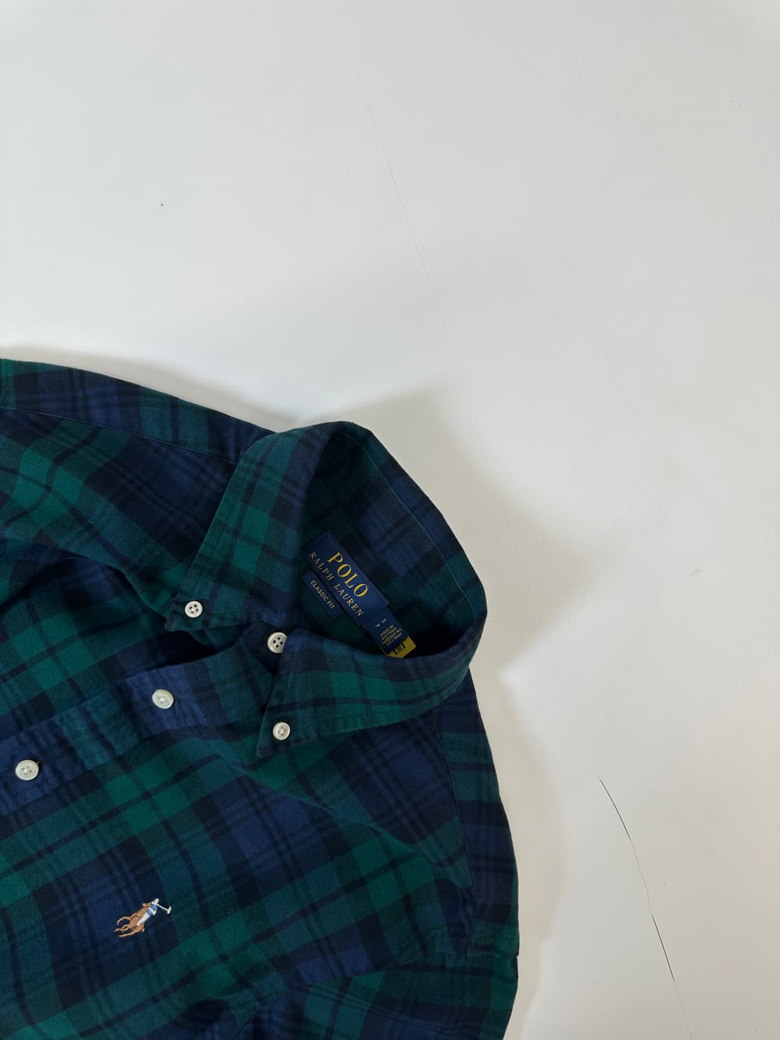 폴로 옥스포드 체크셔츠 신형큐압탭)S 상품이미지5