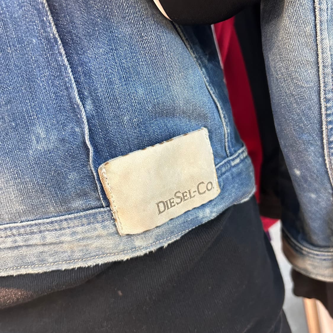 Diesel Dirty Washed Denim Jacket 상품이미지6