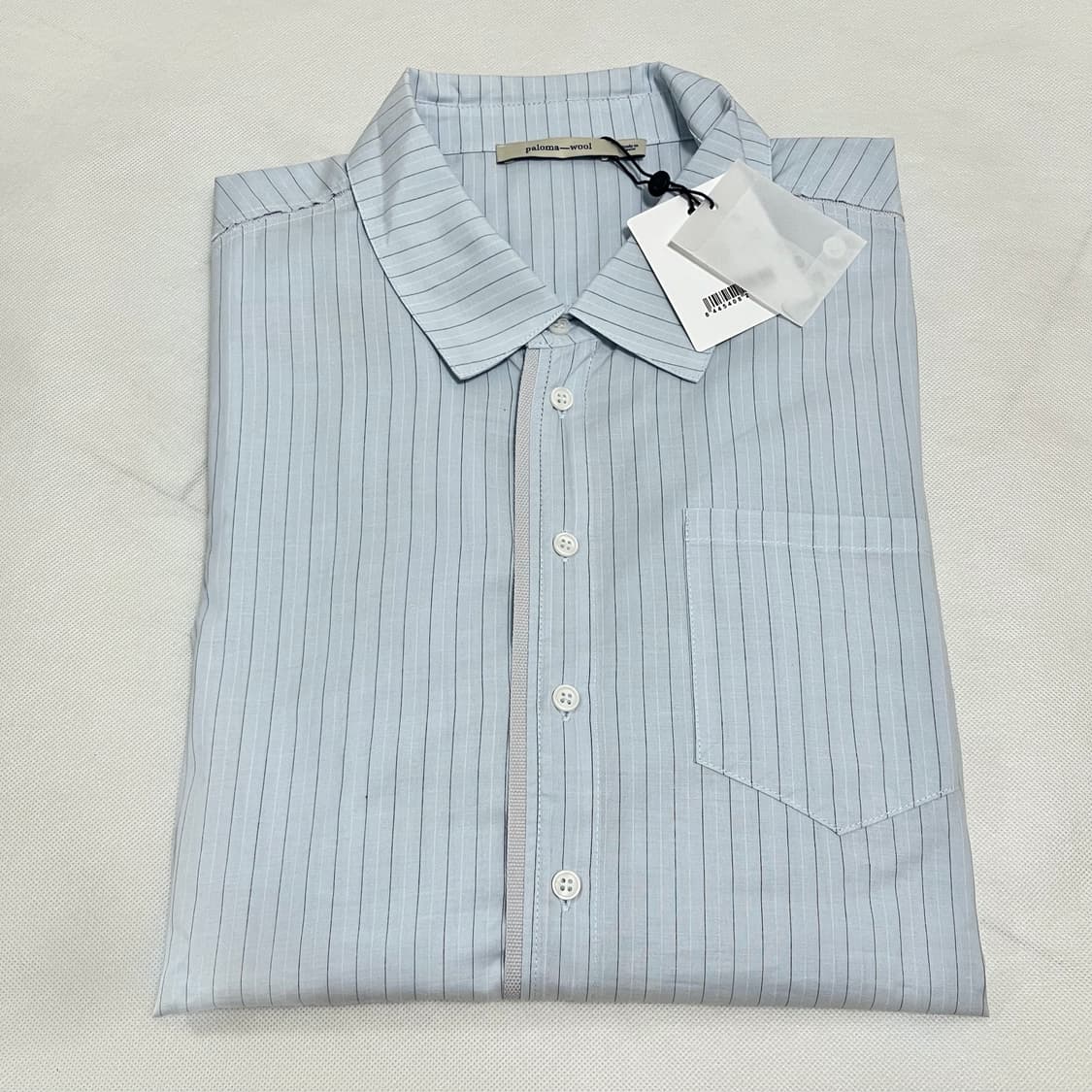 [M,L]팔로마울 Salina 체크 셔츠/블루 상품이미지2