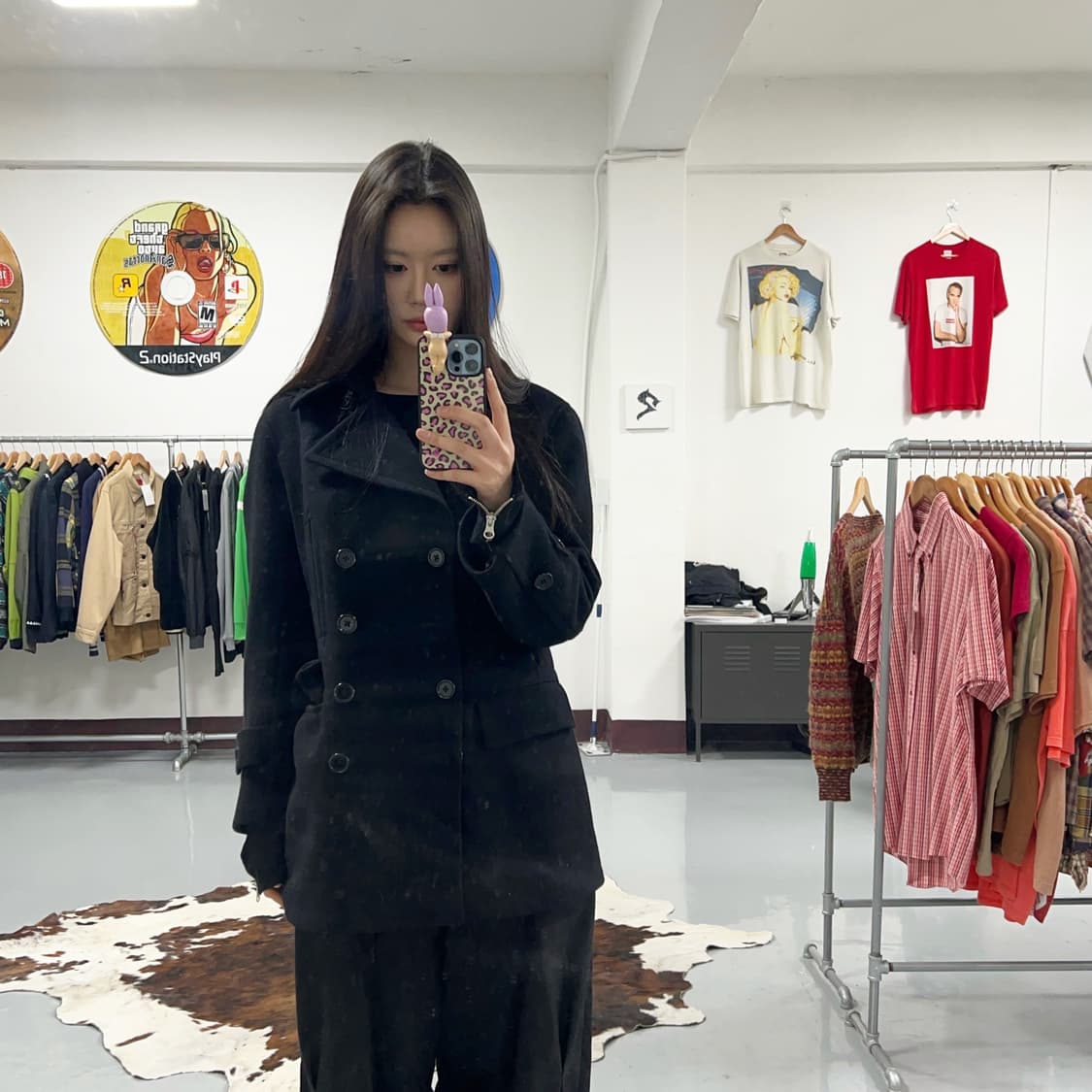 요지 야마모토 울 피코트 상품이미지3