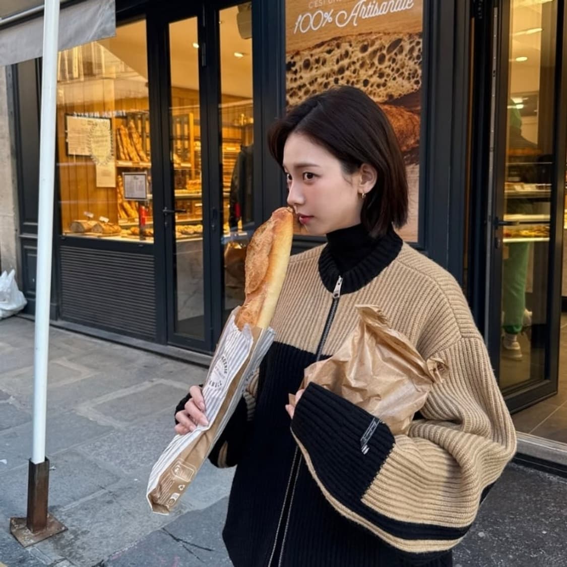 아더에러 Felz 가디건 카리나님 착용 가디건 상품이미지2