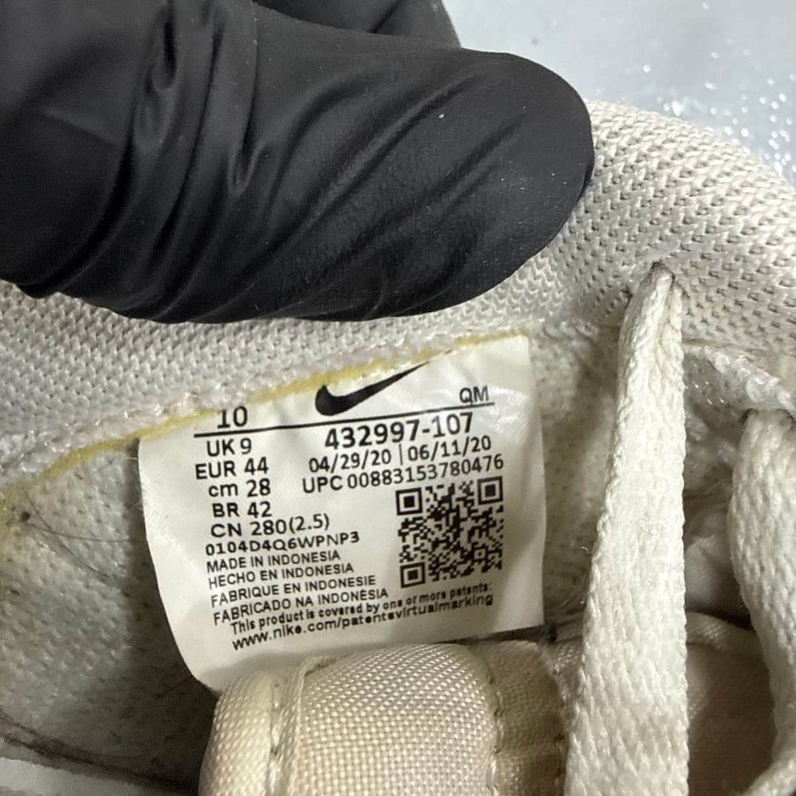 280 나이키 킬샷2 레더 스니커즈 0127T2 상품이미지6