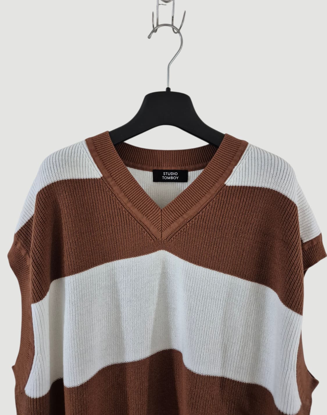 스튜디오 톰보이 니트 조끼 남여공용 상품이미지2