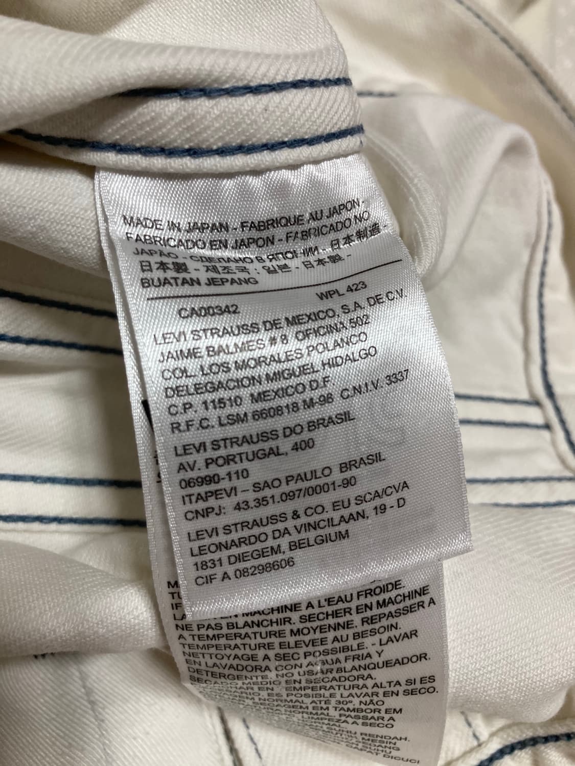 리바이스 재팬 독수리 청자켓 상품이미지5