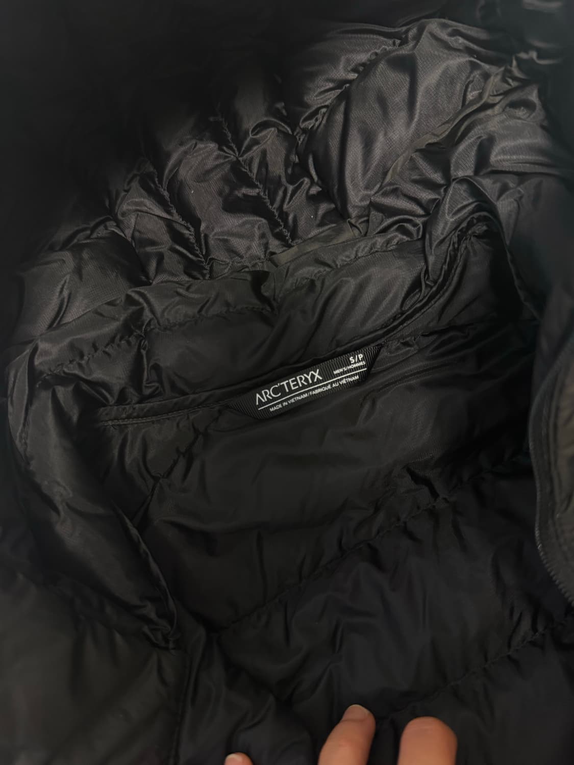 아크테릭스 세륨 후디 블랙 사파이어 S 상품이미지3