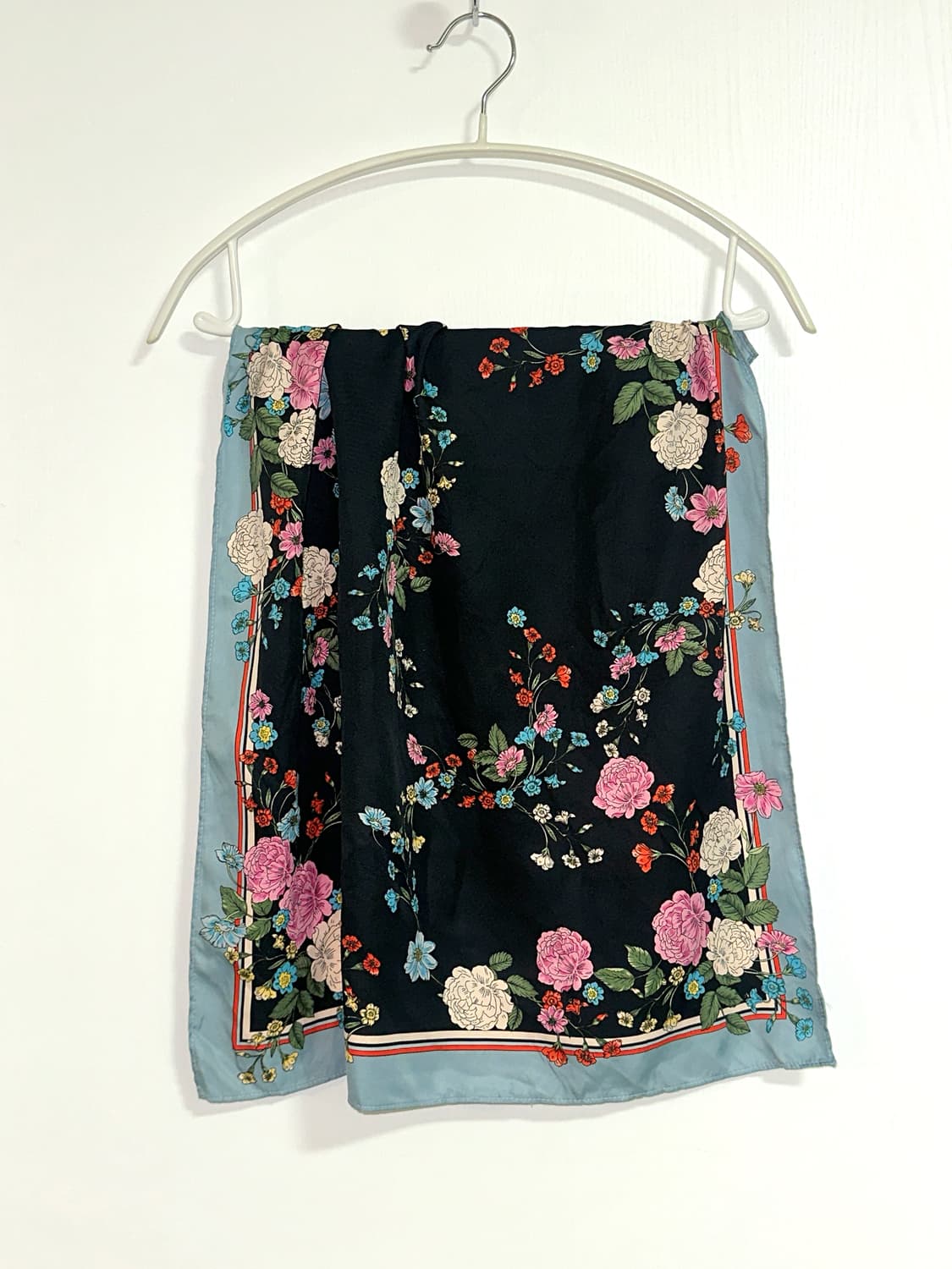 꽃패턴 빈티지 스카프 상품이미지1