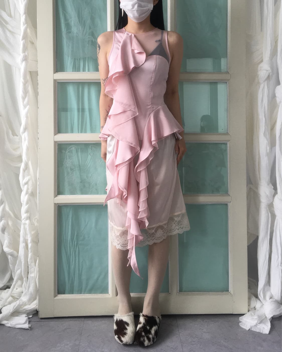 Lace point slip skirt 상품이미지6