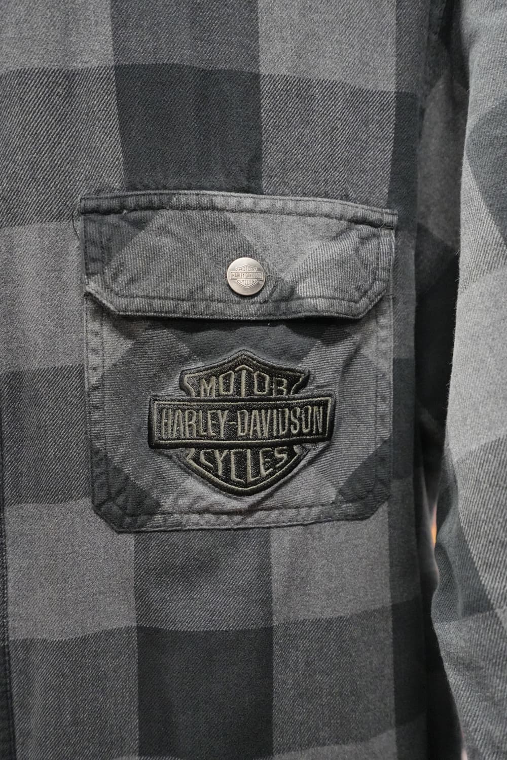 2024년 빈티지 할리 데이비슨 체크 플란넬 셔츠 상품이미지4