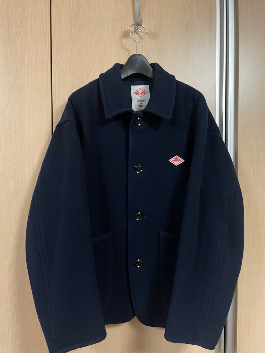 Danton 단톤 울 숏 코트 네이비 40 상품이미지2