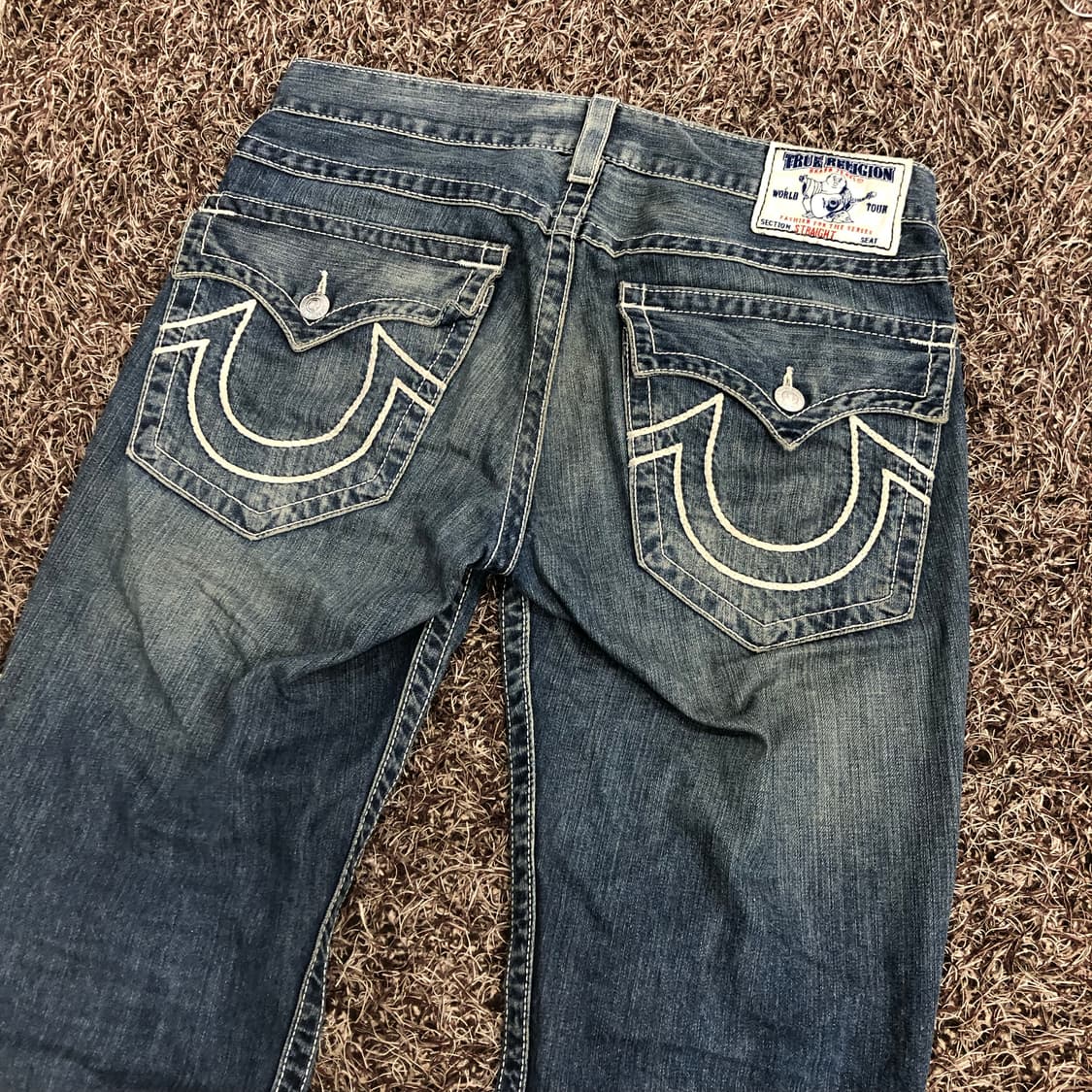 트루릴리전 스트레이트 워싱 데님 팬츠 상품이미지3