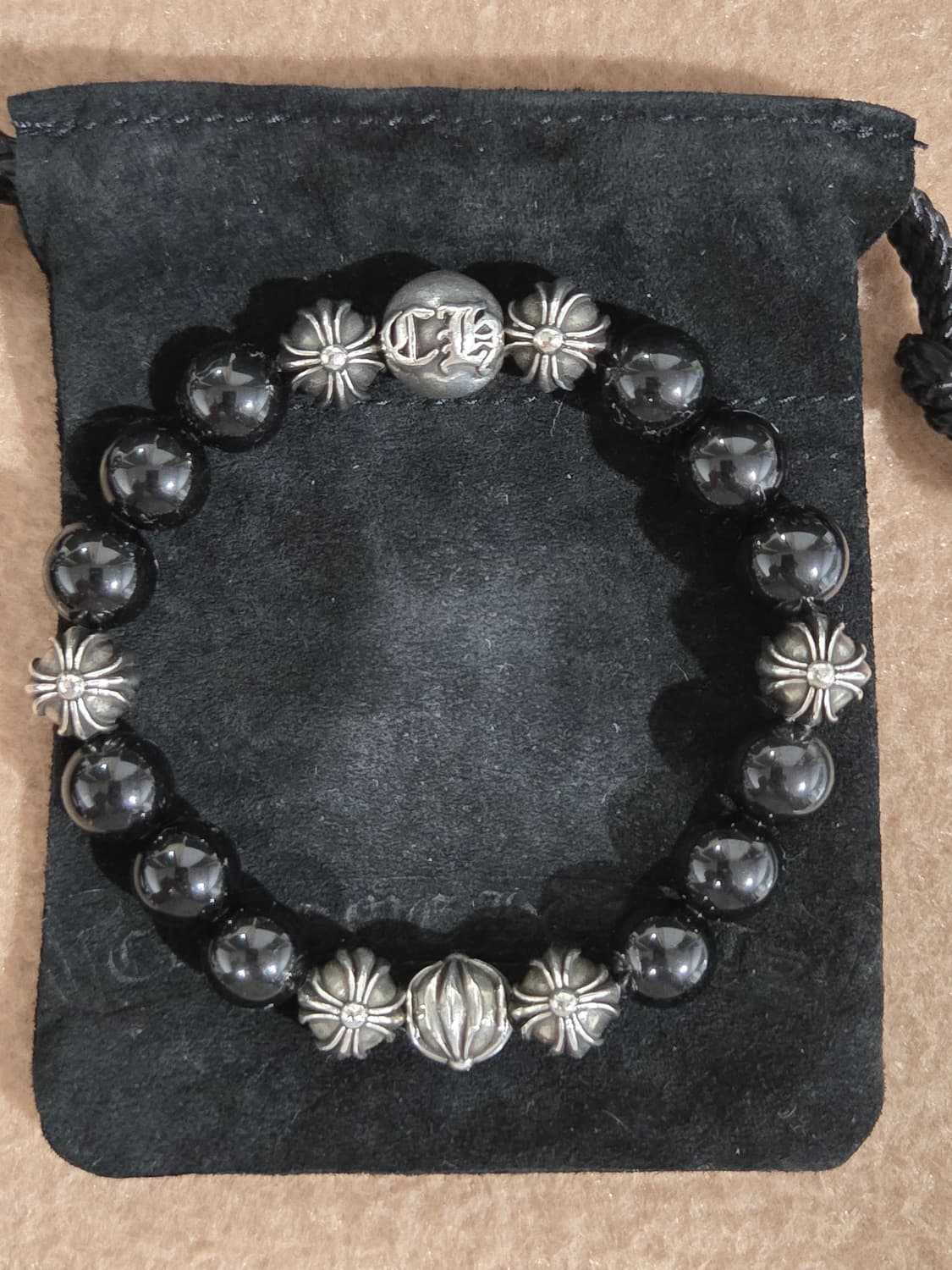 정품 크롬하츠 토르말린8볼 비즈팔찌 상품이미지4