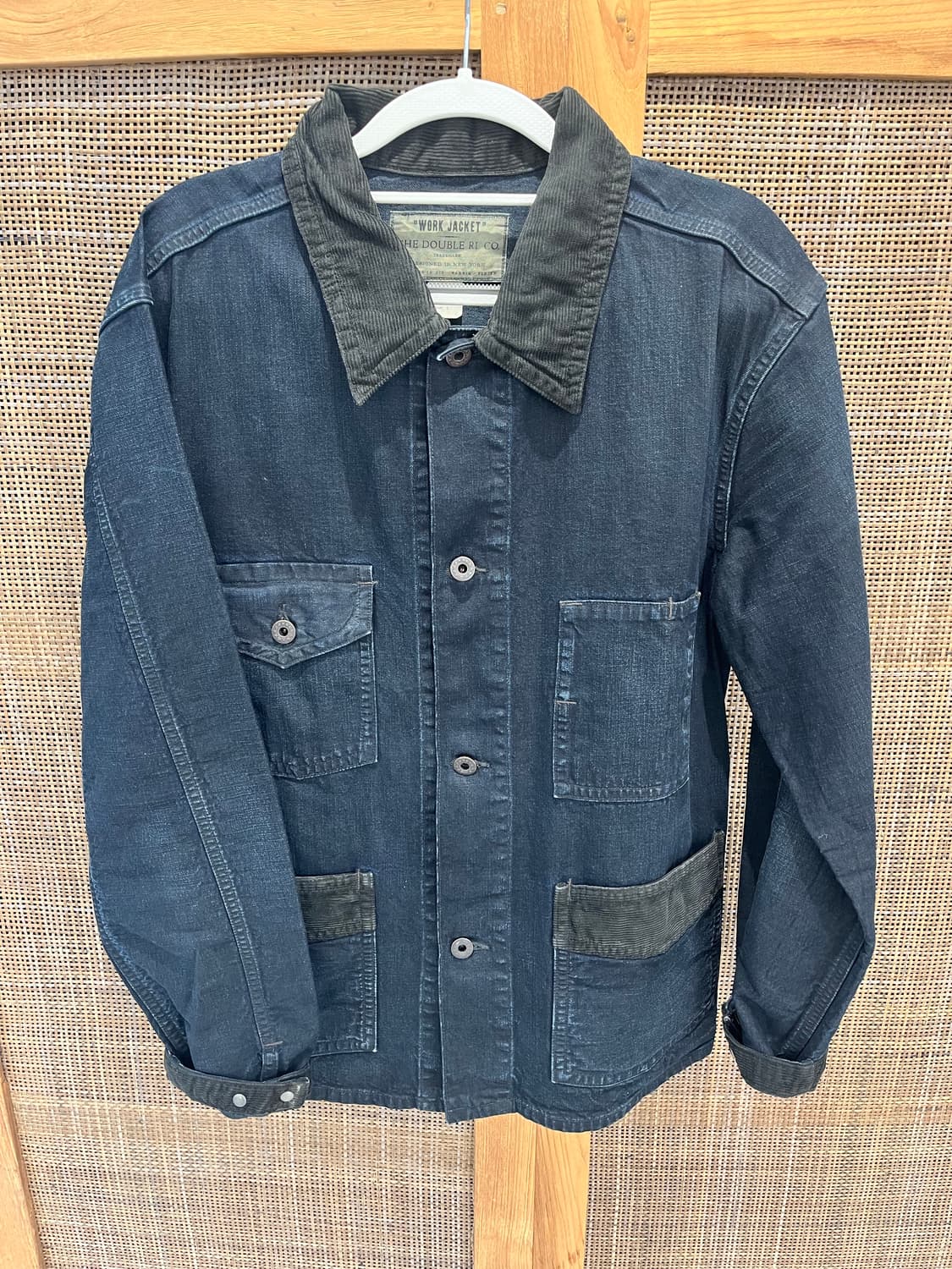 RRL 더블알엘 인디고 코듀로이 트림 워크자켓 상품이미지1