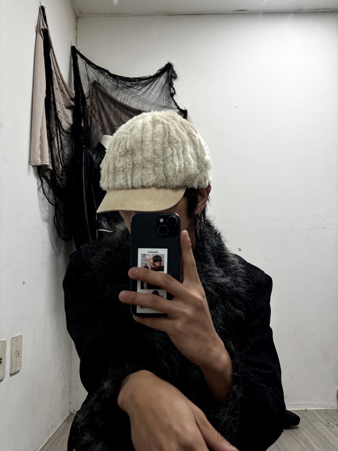 5 Beige Fur Cap (여성 Free) 3.0 상품이미지2