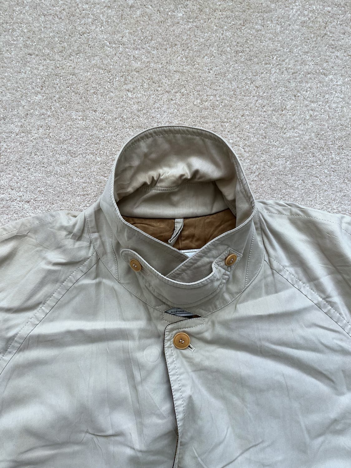 헨리코튼 체크 라이닝 필드 코트 (105) 상품이미지5