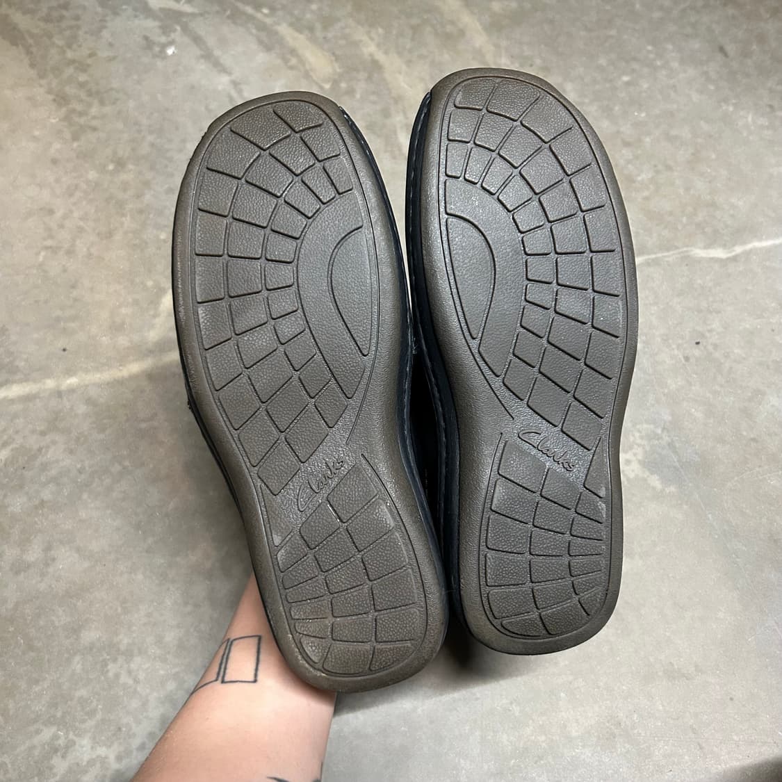 260) 클락스 Clarks 블랙 레더 슬립온 신발 상품이미지10