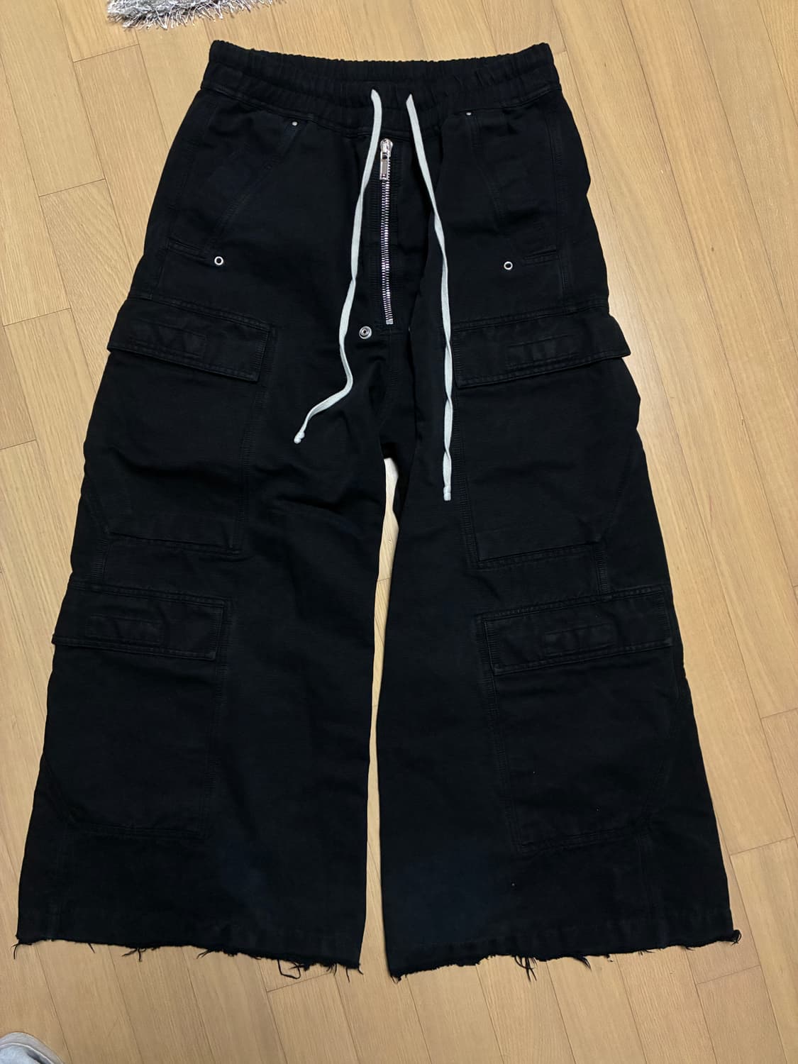 릭오웬스 다크쉐도우 블랙점보 벨라 카고팬츠  상품이미지1